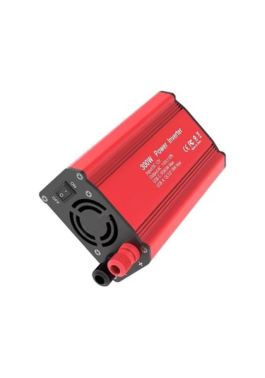 Dancemonkey İnvertör 300w 12v Dc-110v Ac Otomotiv Güç Kaynağı Qc3.0 Pd65 Kırmızı