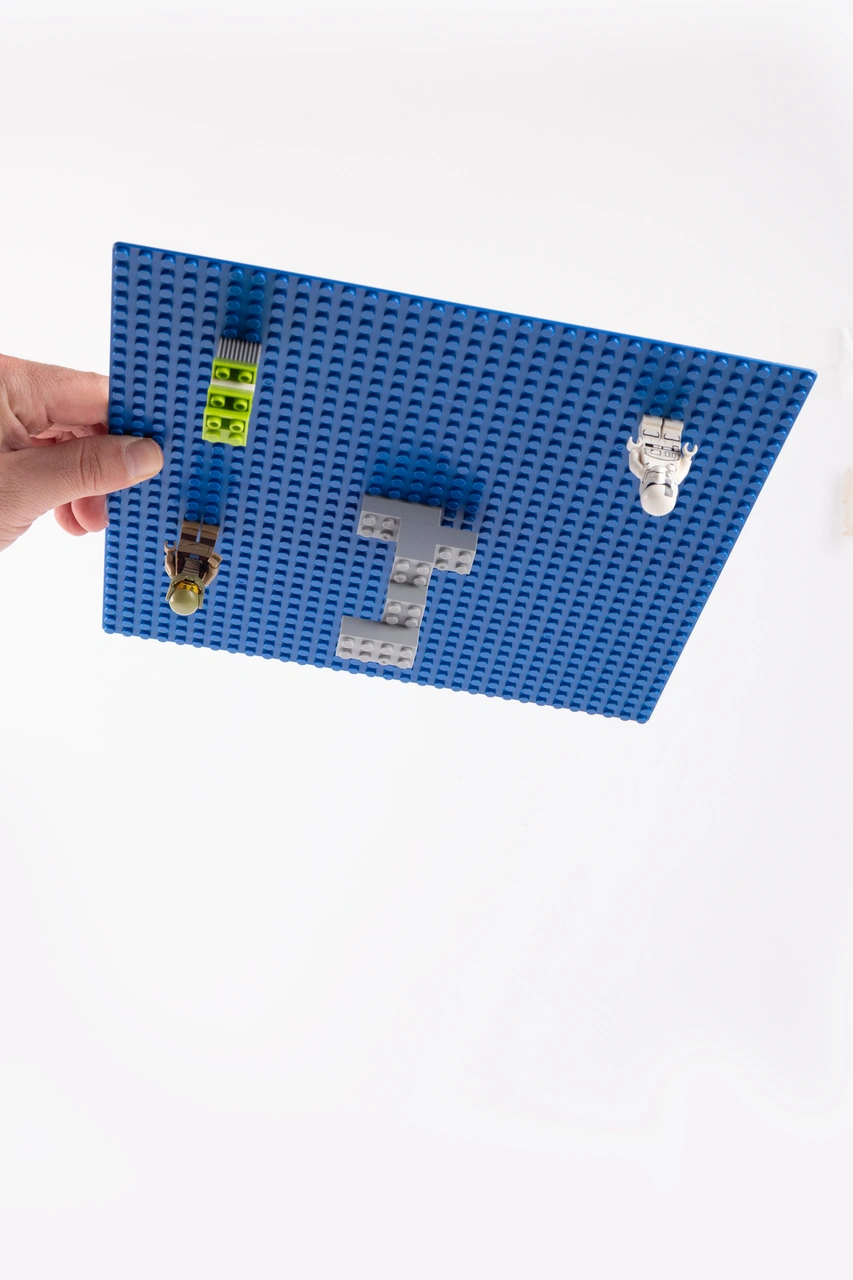Classic Mavi Plaka, Yapı Taşı Zemin, 3+ Yaş, 1 Parça, 25x25cm, Bpa Free, Eğitici Oyuncak, Yaratıcı Öğrenme