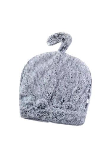 Suntek Kedi Uyku Tulumu Rahat Kapalı Yatağı Mağarası Gri