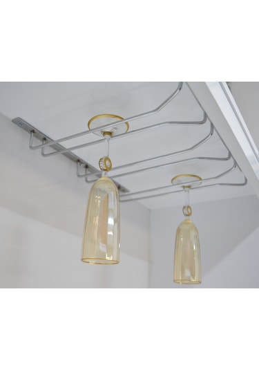 Krom 3 Bölmeli V Bardaklık Kadehlik