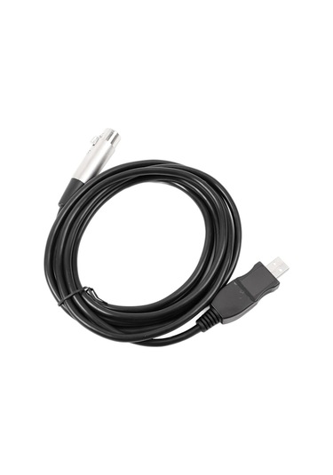 Usb - Xlr Mikrofon Kablosu Profesyonel Sabit Çıkışlı Kayıt Usb - Xlr Mikrofon Dönüşüm Kablosu Pc İçin 3m/9.8ft 0.2 Diğer