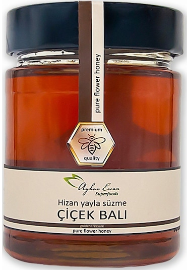 Ayhan Ercan Hizan Yayla Süzme Çiçek Balı 350 G