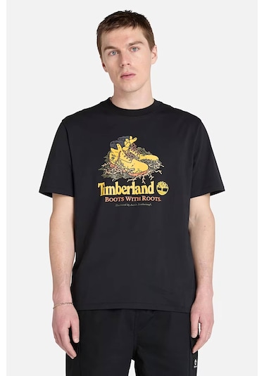 Timberland Erkek Tişört-tb0a6dj10011 SIYAH