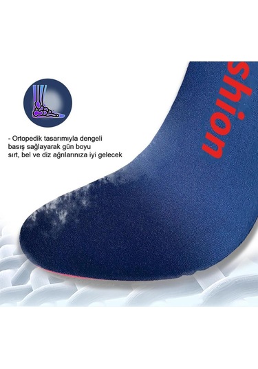 Active Team SG04 Yumuşak Jel Topuk Destekli  Ortopedik Deri İç Tabanlık