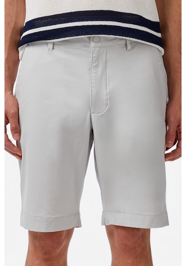 Lacoste Men's Relaxed Fit Bermuda Shorts Erkek Rahat Kesim Bermuda Şort Gri
