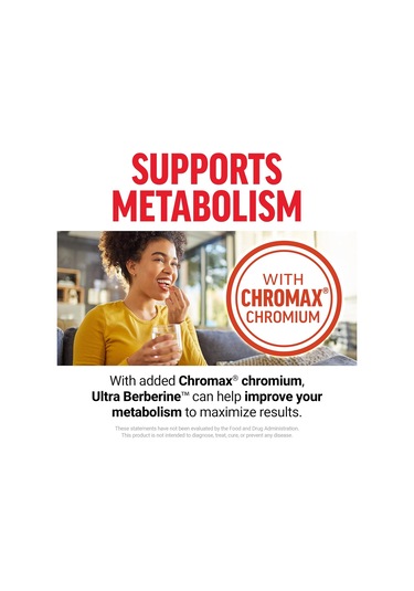 Force Factor Ultra Berberine, 500mg Chromium & Cinnamon 60 Vegeta