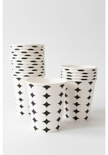 Yıldızlı Karton Bardak 500 Adet 8 Oz - 240 Ml 500