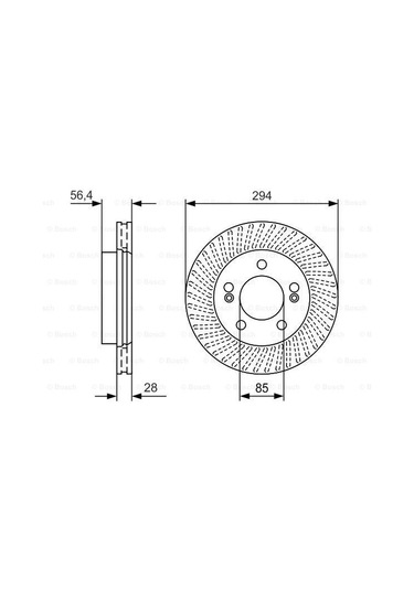 Ssy Rexton 2 2.7Xdı 2008-2012 Bosch Ön Disk 2 Adet N11.4397