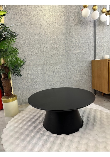 Meşe Kaplamalı Orta Sehpa