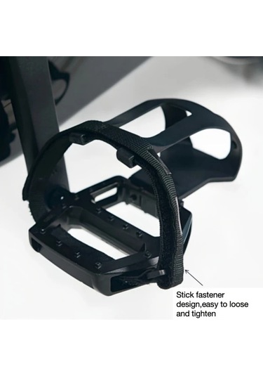 Dream011 Evde Kullanılan Siyah Alüminyum Alaşımlı Evrensel Egzersiz Bisikleti Pedal Seti Yedek Pedal