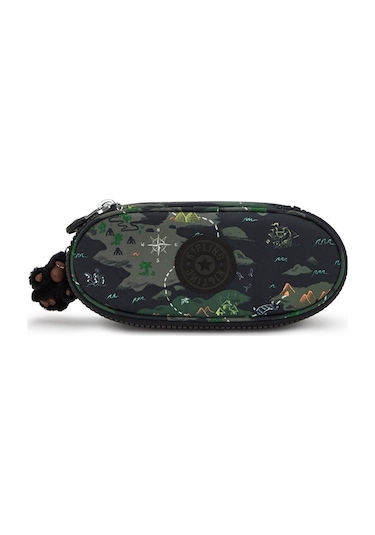 Kıplıng Duobox Orta Boy Kalemlik Desenli Camo Treasure Desenli