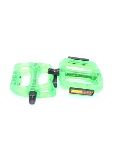 Neco Wp601 Geniş Mtb Bmx Platform Pedal 110 X 100 Mm 415 Gram Transparan Yeşil