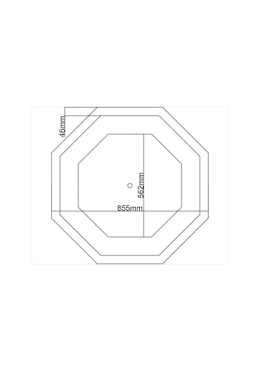 Motifpiyer Tavan Lamba Göbeği 44-sekizgen-dis Citali