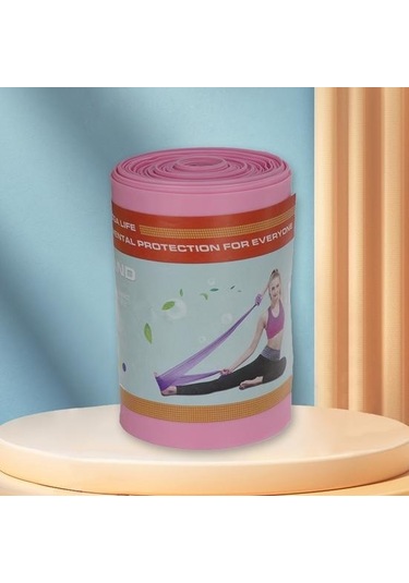 Mor 1 Rulo 1.8 M Yoga Gerginlik Kemer Esnek Yüksek Elastikiyet Kesilebilir Vücut Şekillendirici Kadın Yoga Egzersiz Egzersiz Askıları Spor Kullanımı Mor