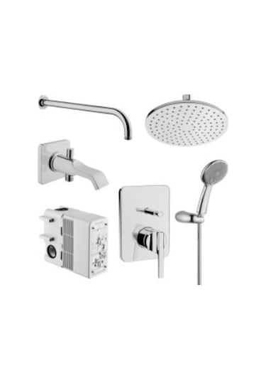 VitrA Suit Ankastre Elduşlu Banyo/duş Seti,6 Parça, Krom A42286, A42490, A45652, A41949, A45708, A45679 Diğer