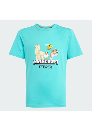 Adidas Minecraft Terrex Çocuk Tişört C-adıjz3588c40a00 Mavi Adidas Minecraft Terrex Çocuk Tişört C-adıjz3588c40a00 Mavi