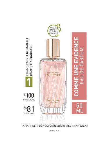 Yves Rocher Comme Une Evidence EDP Kadın Parfüm 50 ML