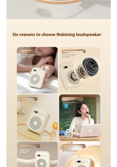 Jialan Öğretmenler İçin Kablolu Mikrofonlu Bluetooth Ses