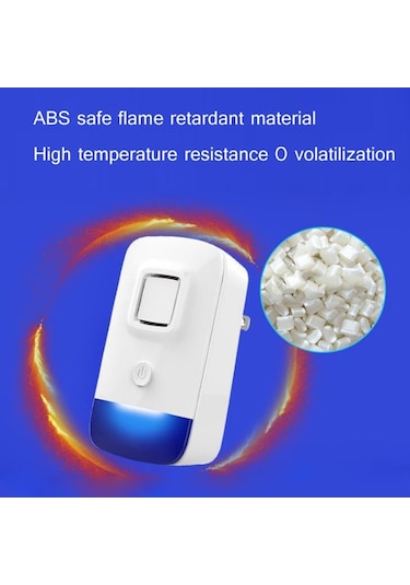 Hanehalkı Ultrasonik Elektronik Sivrisinek Kurtlayıcı Yüksek Güç Frekans Dönüşüm Fare Kovucu Özellikler: Abd Fişi Beyaz Beyaz , Boyut:abd Fişi