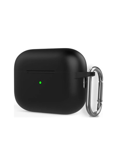 E2m Aırpods Uyumlu 1-2 Kılıf Sense Silikon Siyah Siyah