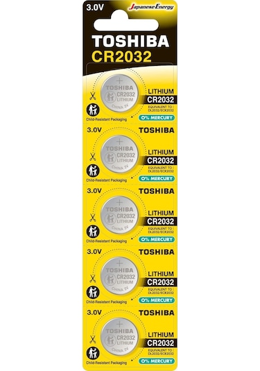 Toshıba 2032 Pil 5 Li Kart Askılı