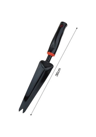 Sones Bahçe Aletleri V Şeklinde Ot Ayıklayıcı Siyah Kauçuk Saplı