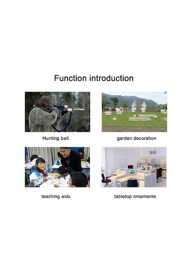 Suntek Gerçekçi Uçan Kuş Şahin Güvercin Çığırtkan