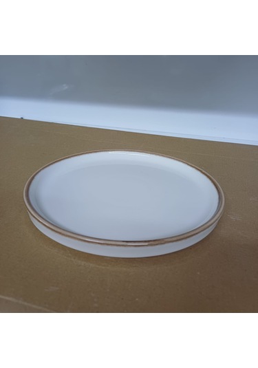 Konak Züccaciye 21 Cm Step Düz Akıtma File Beyaz - Kahverengi