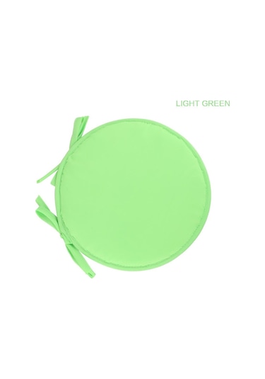 Açık Yeşil Yuvarlak Bistro Dairesel Sandalye Minderi Koltuk Yedekleri Mutfak Yemek Çıkarılabilir Kapak Yeni