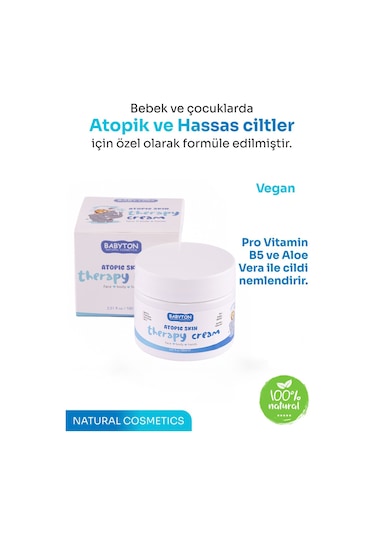Babyton Atopik Çok Kuru Ve Hassas Ciltler İçin Vücut Kremi 100 ML