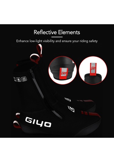 Konesam Gıyo Guxt-02h Bisiklet Ayakkabı Kılıfı, Su Geçirmez Rüzgar Proof, Isı Yalıtımı, Winter Bisiklet骑行, M Bedeni Gümüş