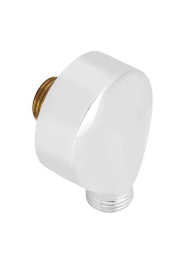 G1/2 Pirinç Yuvarlak Şekilli Duş Hortumu Çıkış Bağlantısı Banyo Duş Aksesuarları Diğer