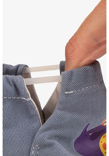 Hopfrög Kids Panda Bear Hyper Toz Mavi Barefoot Akıllı Patik Mavi