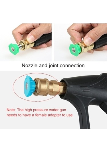 Flybuy Yüksek Yıkama Yıkama Tabancası Sones Nozulu Köpük Jet Basınçlı Araba Aksesuarları Zm Diğer