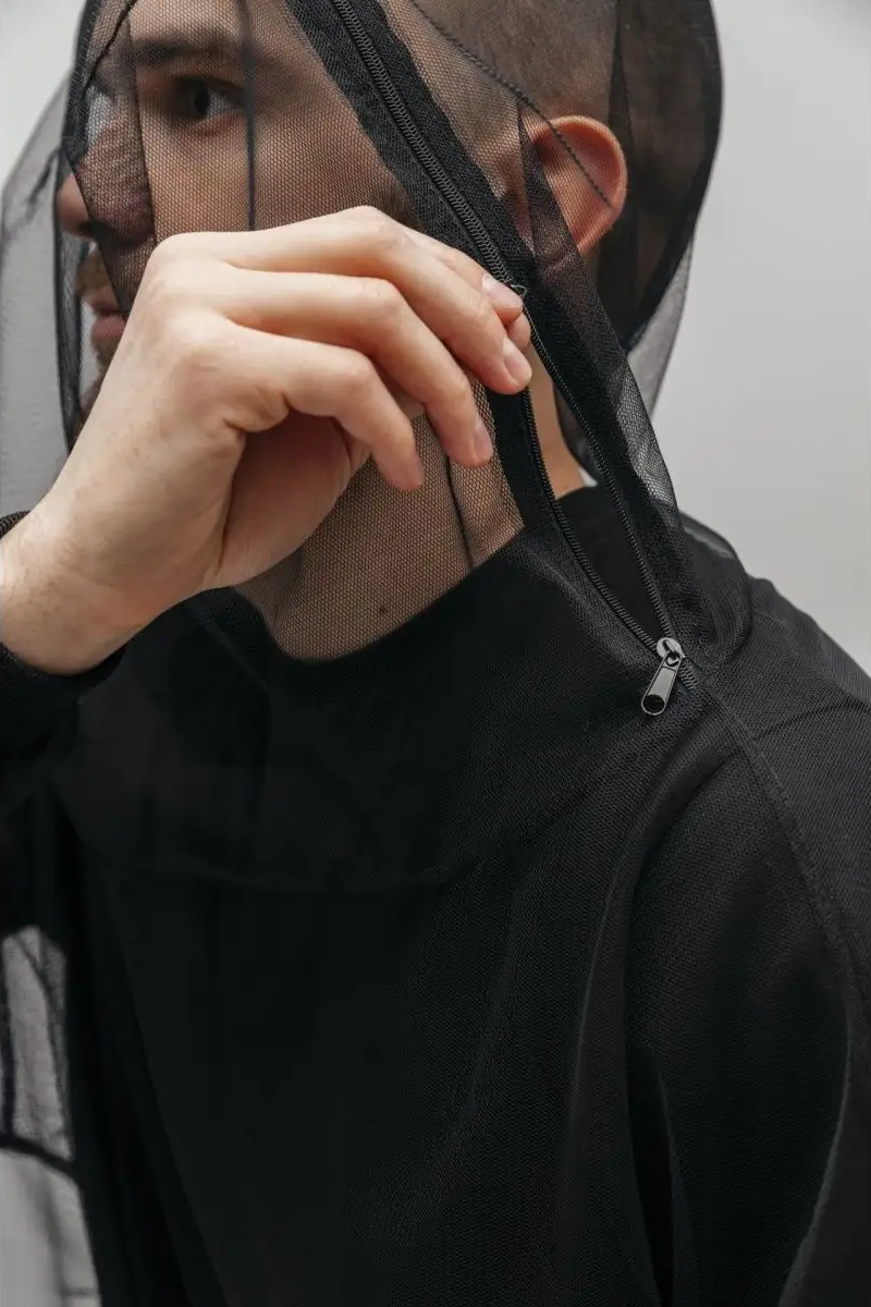 Knott Sivrisinek İçin Anorak 58023234 Siyah