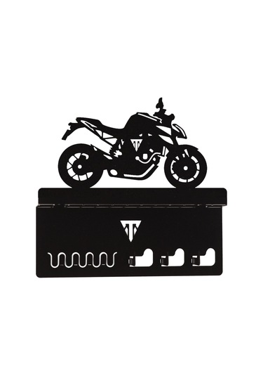 Torque-MX Metal Dekoratif Anahtar Askısı EA19 Siyah