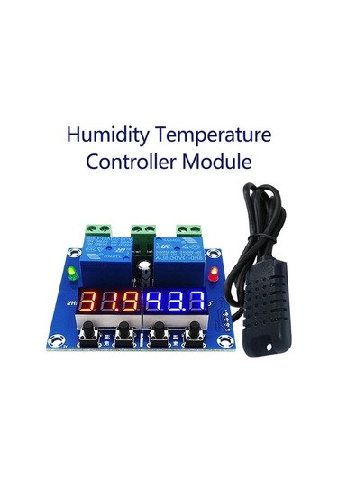 Pazly Zfx-m452 Nem Ve Sıcaklık Kontrol Modülü Dijital Termostat Mavi