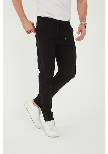 Camp Scoutland Camp546 Outdoor Tactical Su İticili Çok Cepli Likralı Erkek Yürüyüş Pantolonu Siyah