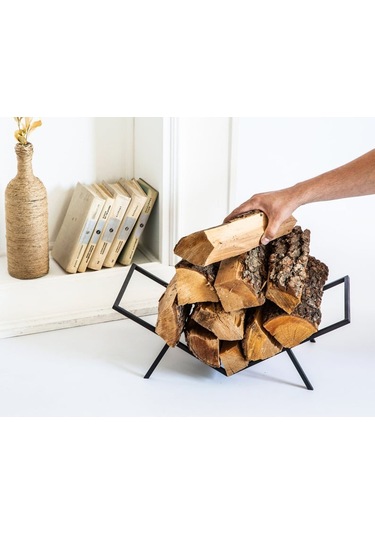 Şömine Önü Odunluk Minimalist Tasarım Odunluk