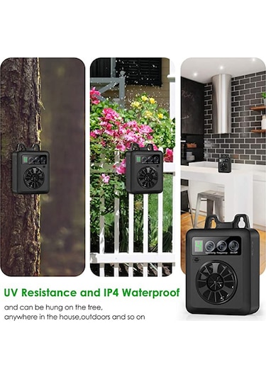 Yaleker Akıllı Ultrasonik Köpek Havlama Önleyici - Otomatik Ses Algılama Ve Şarj Edilebilir Tasarım