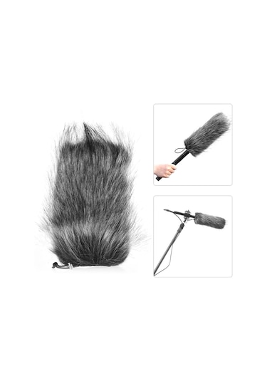 Skycıty Mikrofon Rüzgar Kalkanı, Evrensel Tip, Girdaplı Ayarlanabilir