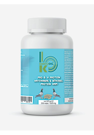 Kanatlı Oil Hayvansal Ve Bitkisel Protein Güvercin Hapı 250 Adet