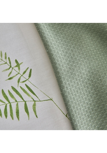 Karaca Home Herbal %100 Pamuk Çift Kişilik Nevresim Pike Set Beyaz
