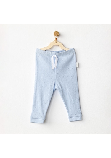 Andywawa Bebek Pantolon Pants Jacquard Basic Ac25556 Mavi