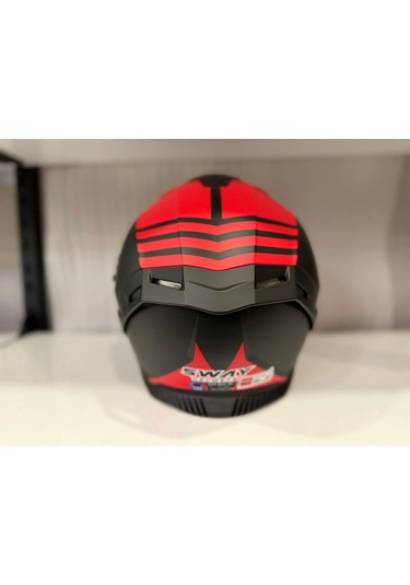 Sway Sw 867 Blade Full Face Kapalı Kask Kırmızı - Siyah