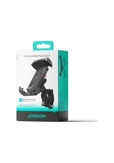 Sones Joyroom Jr-zs428 Darbeye Dayanıklı Bisiklet Telefon Tutucu Siyah