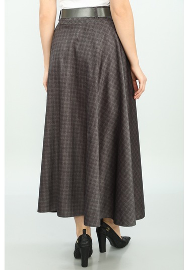 Soralline Kadın Etek Fantazi Kışlık Kumaş 779 Fan Gri