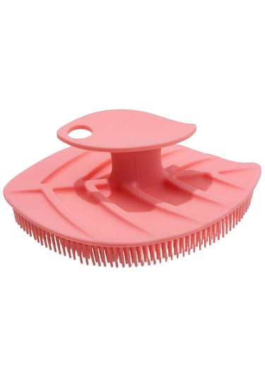 Suntek El Temizleyici Cilt Fırçası Saç Derisi Masajı Pembe