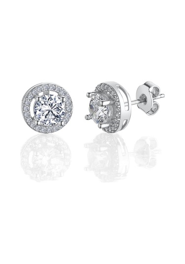 1.50 Karat Effective Diamond Büyülü Işıltı Tektaş Gümüş Küpe