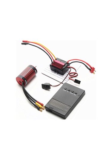 Xiyyadms Gtskytenrc 3200kv Fırçasız Motor Ve 35a Esc Seti, Programlama Kartı Dahil Siyah